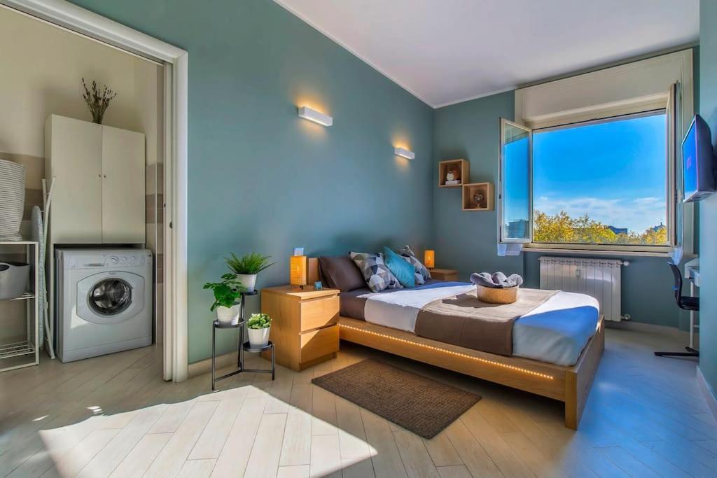 Charmy & Cozy Panoramic Flat 50M From M4 Stop Milan Bagian luar foto